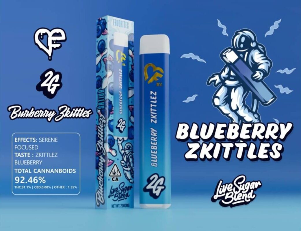 BLUEBERRY ZKITTLEZ LIVE SUGAR BLEND